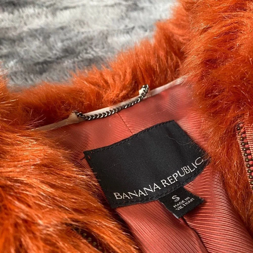 Banana Republic Faux Fur Bomber